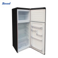 Smad 80L Portable Small Size Classic Double Door Retro Refrigerator